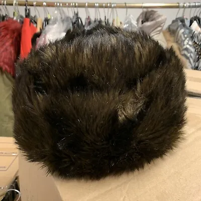 Jack Murphy Brown Faux Fur Russian Cossack Style Lined Winter Hat M/L • £15
