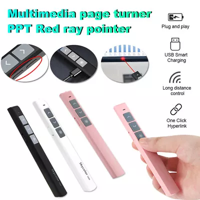 £12.22 • Buy Wireless Presenter Laser Pointer PPT Remote Control Pen Powerpoint Presentation