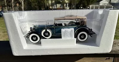 Sun Star 1932 Ford Lincoln KB Top Up 1:18 Die Cast Blue Stauer Limited Edition • $99.99