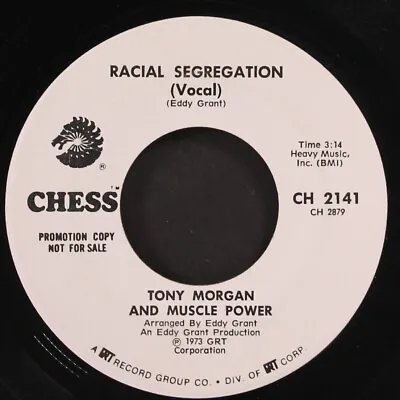 TONY MORGAN & MUSCLE POWER: Racial Segregation / Instrumental Chess 7  Single • $20