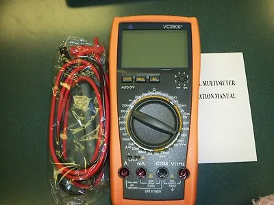 1 New LDB VC9806+ 4 1/2­­ Digital Multimeter Diode HFE Test FREE 2 DAY SHIP SALE • $50