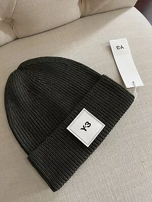 Adidas Y-3 Logo Classic Ribbed Beanie Unisex. NEW With Tags! Green Mens Womens • $104.99