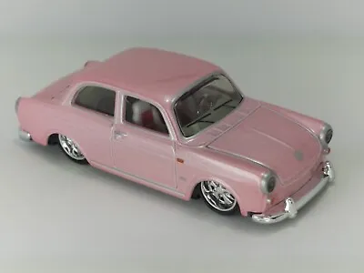 Metallic Pink 1967 VW Volkswagen Type 3 1600 Notchback Hot Rod 1/64 Scale LE C • $17.99