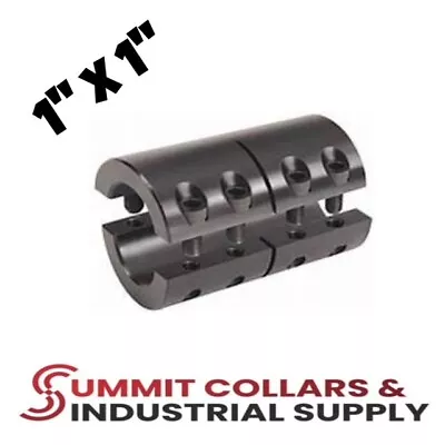 1  X 1  Rigid Shaft Coupling Double Split AKA Two Piece Type (qty 1) • $31.25