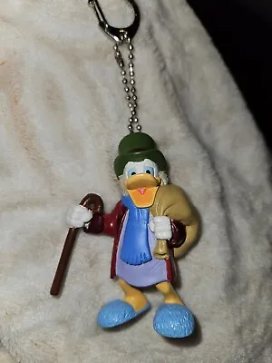 Mickey's Christmas Carol Key Chain Figure SCROOGE MCDUCK As REFORMED SCROOGE 207 • $13.99