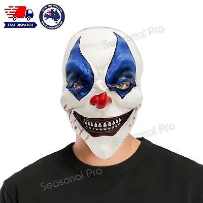 Horror Clown Mask Creepy Mask Latex Halloween Cosplay Fancy Dress Mask Costume • $26.95