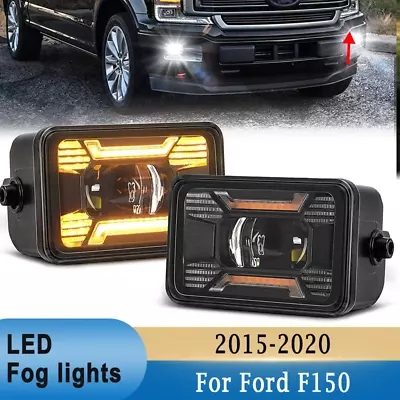 LED Fog Lights White LED Fog Lights 12V  For Ford F150 2015-Later/Frod Super  • $43.52