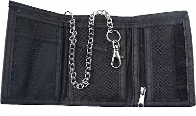 Fabric Security Wallet With Chain • £25.59