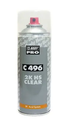 2K High Gloss Appearance HS Clear Coat Paint C496 Aerosol 400mL • $29.99