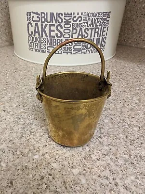 Brass Ornament. Bucket. Match Striker. • £4.99