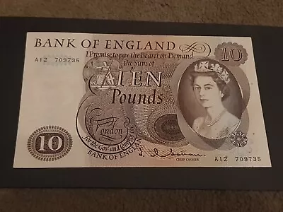 Old £10 Ten Pound Note Circulated.A12 709735 • £15