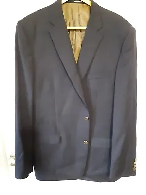 Joseph Feiss BLAZER 48 Blue Wool 48L Mens Jacket Exc Sleeves 28  Lgth 33 • $19