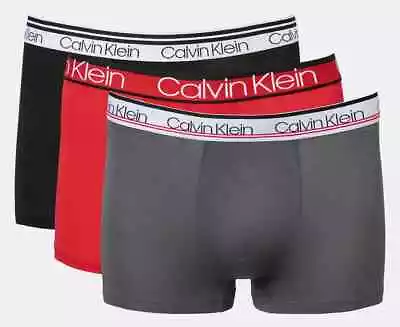 CALVIN KLEIN Men's Variety Waistband Cotton Stretch Trunk CK Underwear • $64.95