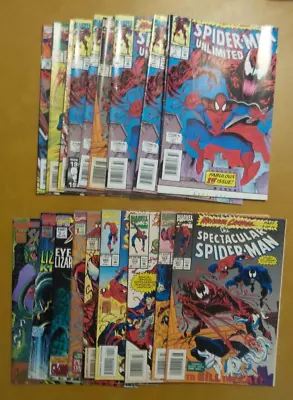 Spider-Man Maximum Carnage & Planet Of The Symbiotes Set Builder Lot Of 18 • $49.99