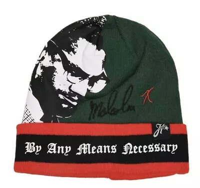 Malcolm X ‘By Any Means Necessary’ Unisex Beanie ‘Black History Month’ • $25.95