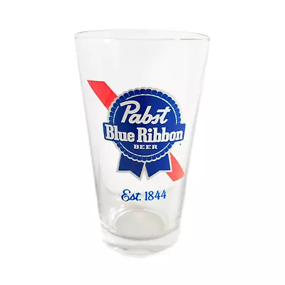 Pabst Blue Ribbon PBR Beer 16 Oz Pint Glass • $14.95