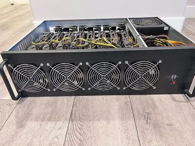 Complete 8GPU Miner With 8 X 8GB Cards (GPU Included) • $600