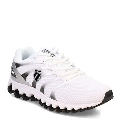 Men's K-Swiss Tubes Comfort 200 Sneaker 07112-107-M White Black Fabric Mesh • $45.47