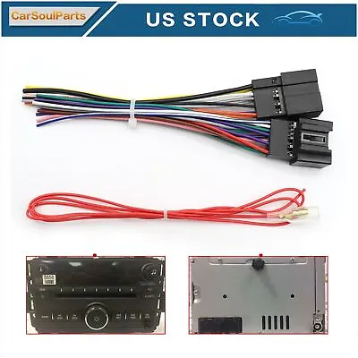 For Chevrolet|Malibu 08-12 Aftermarket Car Stereo Radio Wiring Harness Adapter • $10.99