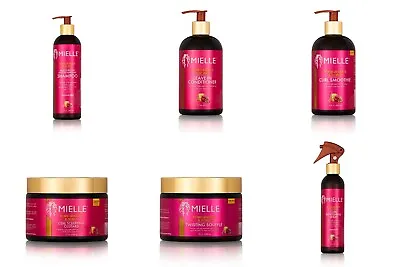 Mielle Pomegranate & Honey Range Shampoo Souffle Custard Spray. Leave In • £15.99