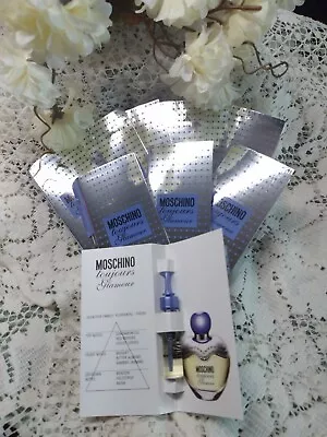 MOSCHINO Toujours Glamour Perfume EDT SAMPLE EURO VIALS X10 .05 Each - HTF! • $19.99