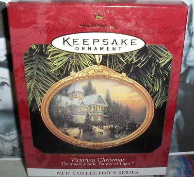 Victorian Christmas Scene`1997`Old Victorian HouseHallmark Ornament-NOS-Free US • $8