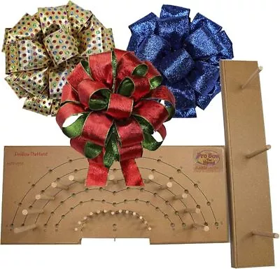 Pro Bow The Hand Bow Maker Large Model W/ Spool Holder - Custom Ribbon Bows USA • $25