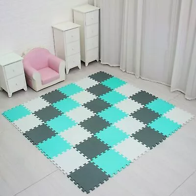 18x Baby Crawling Puzzle Mat Kid Play Mat For Floor Room Soft EVA Foam Carpet UK • £12.99