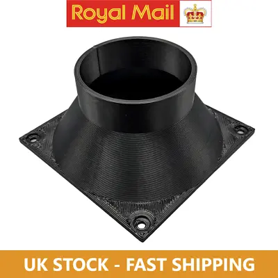 £6.90 • Buy 120mm Fan Duct Adaptor Shroud To 75mm Vent For Ducting Flexible Pipe