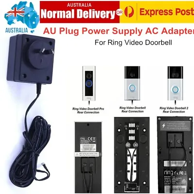 AU Power Supply Adapter Battery Charger AC 230V To 18V For Ring Video Doorbell • $16.50