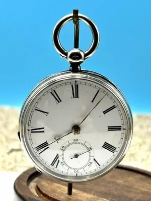 Antique Waltham Sterling Silver 1882 Open Face Pocket Watch • $135