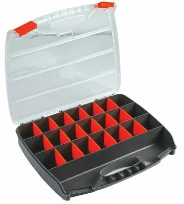 £14.72 • Buy 21 Compartment Professional Tool Organiser Case Box Storage Screw Nail Nut Bolt