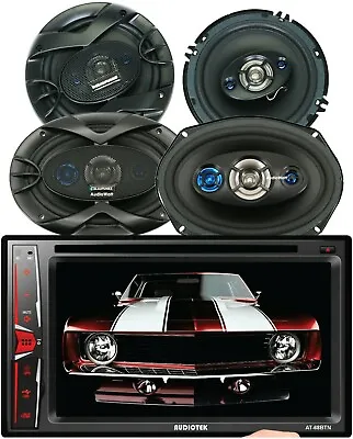 Audiotek 6.2  Touch Screen Car Mirror Link+ Blaupunk 2x 6x9  &2x 6.5  4 Speakers • $169.99