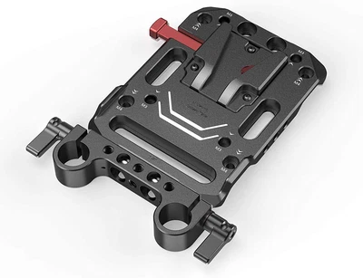 $57.73 • Buy V Mount Battery Plate, V-Lock Mount Battery Plate With Dual 15Mm Rod Clamp For C