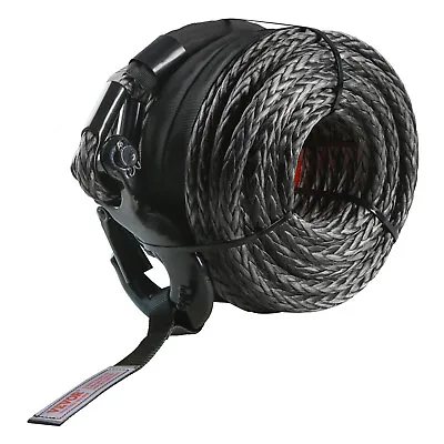 VEVOR Synthetic Winch Rope Winch Line Cable 1/2  X 92' 32000 Lbs For SUV Truck • $77.49