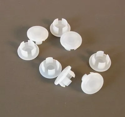 8 Pack Plastic 1/2  Hole Plugs - Off White          HPW500 • $5.50
