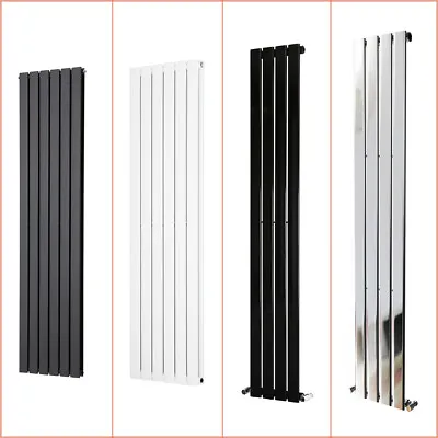 Vertical Designer Radiator Flat Panel Tall Upright Modern Central Heating Rads • £72.98