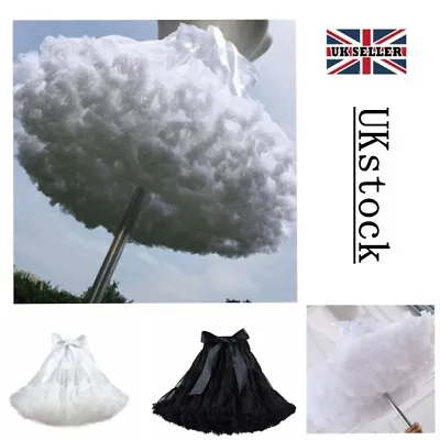 £15.99 • Buy Women Petticoat Lolita Tutu Skirt Vintage Crinoline Underskirt Rockabilly ZU
