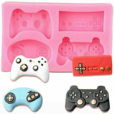 Silicone Game Controller Fondant Cake Sugarcraft Mould Chocolate Baking Mold DIY • £3.49