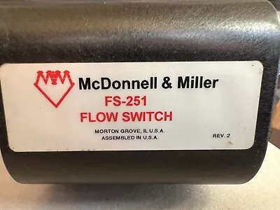 McDonnell & Miller FS-251 Flow Switch Boiler 1  With NEMA1 Enclosure FS251 • $57.57