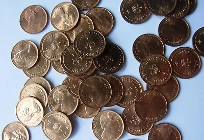 49 Uncirculated Half Pence Copper 1971 Coins • £4.99