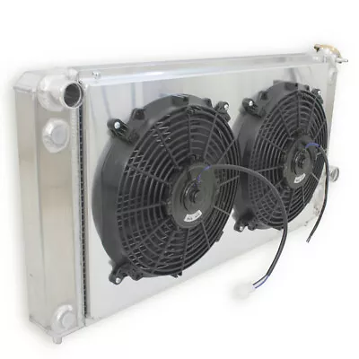 CC1826 3Row Radiator&Fan For 1996-2005 Chevy S10 LS SS ZR2 Swap 26.3  Wide Core • $195