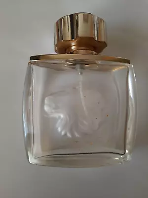 Vintage Lalique Pour Homme Leo Eau De Toilette 2.5 Oz / 75 Ml Empty Glass Bottle • £2