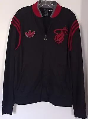 Adidas Men’s Med Miami Heat NBA Limited Edition Full Zip Jacket • $50