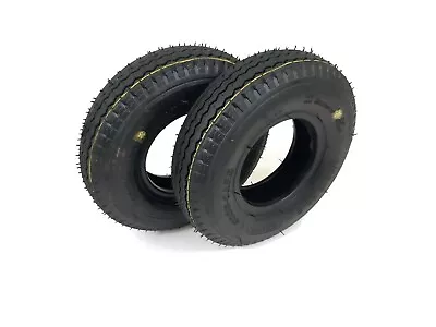 Pair 280/250x4 Black Pneumatic Mobility Scooter Tyres 2.80/2.50-4 Good Care  • £29.20