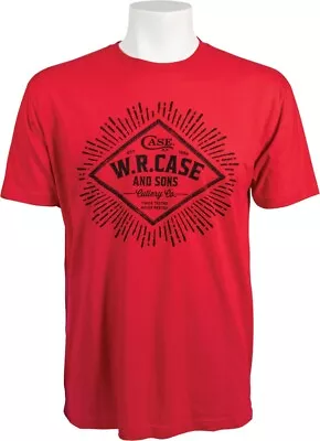Case XX T-Shirt W.R. Case & Sons Red Medium Combed Ringspun Cotton Construction • $24.19