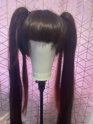 Hu Tao Wig / No Tangles In The Wig / Not Styled • £15