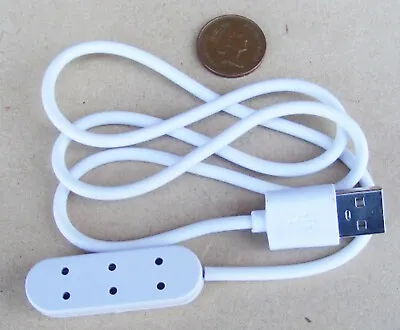 £5.99 • Buy 3 Socket USB Lighting Strip Tumdee 1:12 Scale Dolls House Miniature Accessory