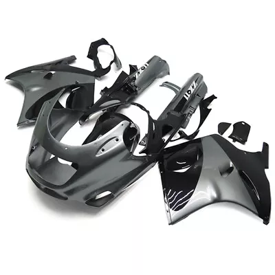 Silver Black Fairing Kit For 1993-2003 Kawasaki ZX11 99 ABS Injection Bodywork • $445.95