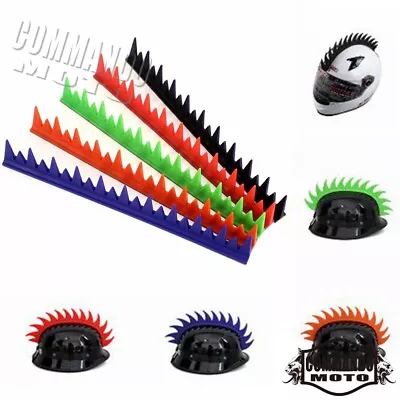 Motorcycle Helmet Accessories Ruber Sticker Stick On Helmet Mohawk Univrtsal • $9.90